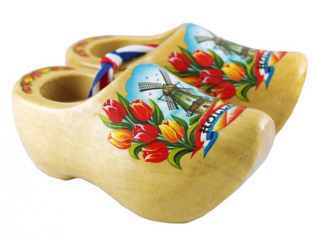 Souvenir Blank Wooden Shoes