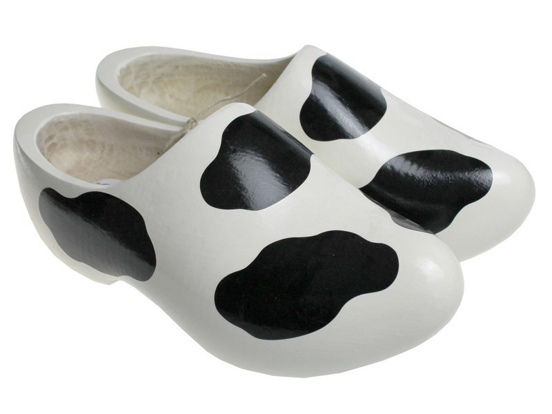 shoes with cows on them