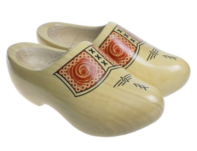 authentic dutch wooden shoes