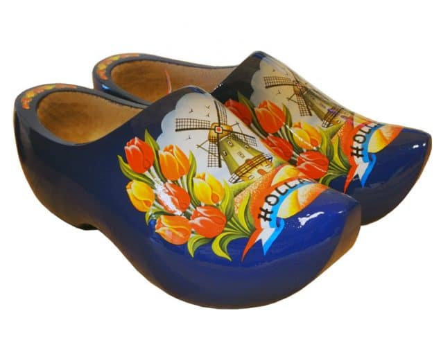 Dutch Clogs Model Royal Blue Tulip