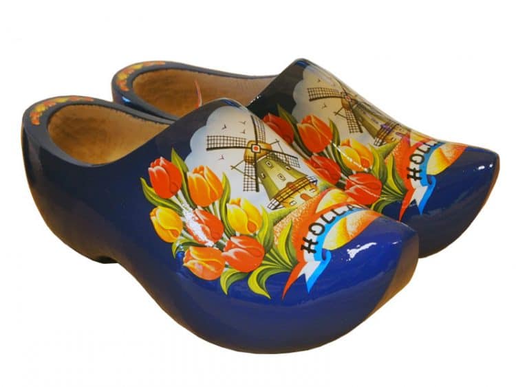 Dutch Clogs Model Royal Blue Tulip