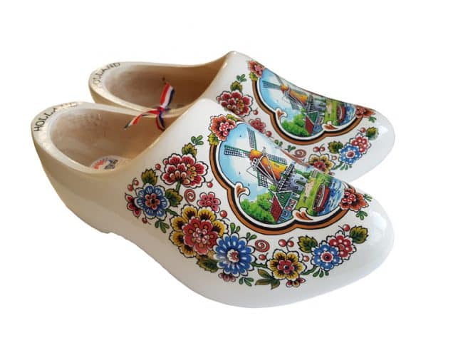 White Flower Clogs