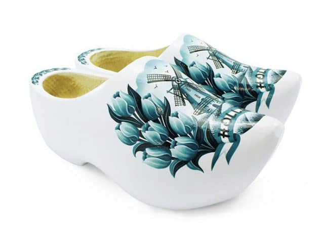 White Tulip Clogs