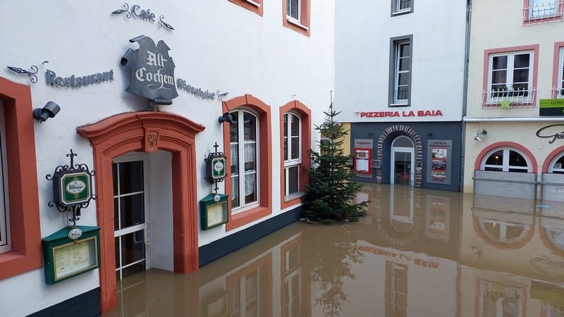 Netherlands under the spell of high water 2024-01-05 German place Cochem